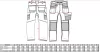 work safety shop munkaruhazat munkavedelem portwest pw3 pw305 lengozsebes sztreccs munkanadrag