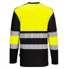 work safety shop munkaruha munkavedelem portwest pw312 jol lathatosagi hosszu ujju ferfi polo
