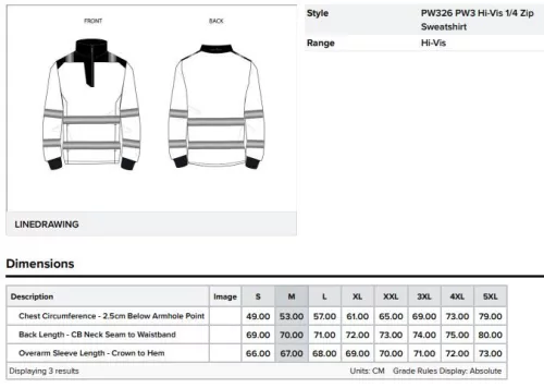 work safety shop munkaruha munkavedelem portwest pw326 jol lathatosagi hosszu ujju ferfi polo