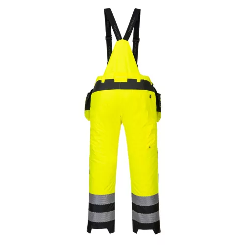 work safety shop munkaruha munkavedelem pw351 sarga jol lathatosagi kantaros nadrag portwest