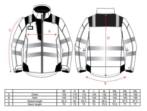 work safety shop munkaruhazat munkavedelem pw3 portwest pw382 noi jol lathatosagi sarga telikabat