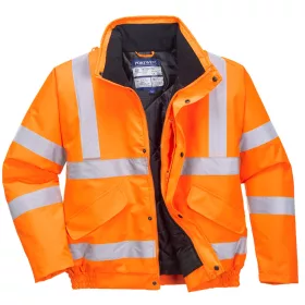 work safety shop munkaruhazat munkavedelem rt32 portwest jol lathatosagi narancs bomber dzseki