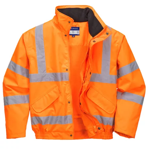 work safety shop munkaruhazat munkavedelem portwest rt62 jol lathatosagi narancssarga bomber dzseki