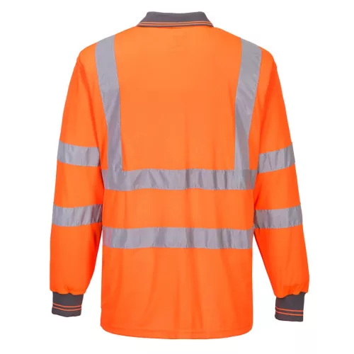 work safety shop munkaruha munkavedelem s277 portwest jol lathatosagi hosszu ujju pamut polo