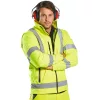 work safety shop munkaruhazat munkavedelem jol lathatosagi sarga softshell kabat s428 portwest
