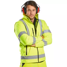 work safety shop munkaruhazat munkavedelem jol lathatosagi sarga softshell kabat s428 portwest