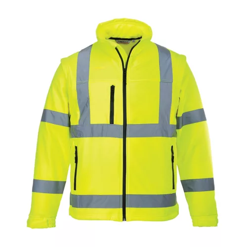 work safety shop munkaruhazat munkavedelem jol lathatosagi sarga softshell kabat s428 portwest