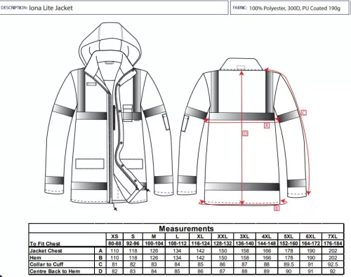 work safety shop munkaruhazat munkavedelem portwest s433 fenyvisszavero kabat