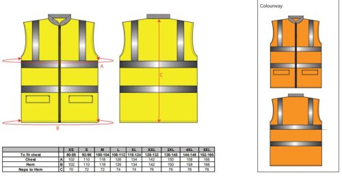 work safety shop munkaruha munkavedelem portwest s469 kifordithato fenyvisszavero melleny 