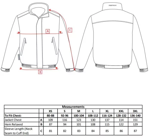 work safety shop munkaruhazat munkavedelem portwest s503 calais bomber dzseki
