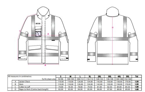 work safety shop munkaruhazat munkavedelem jol lathatosagi kabat extreme parka s590 portwest