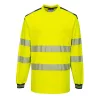 work safety shop munkaruha munkavedelem t185 portwest pw3 fenyvisszavero hosszu ujju polo