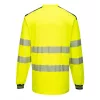 work safety shop munkaruha munkavedelem t185 portwest pw3 fenyvisszavero hosszu ujju polo