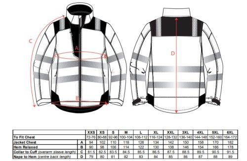 work safety shop munkaruhazat munkavedelem fenyvisszavero piros kabat t400 portwest