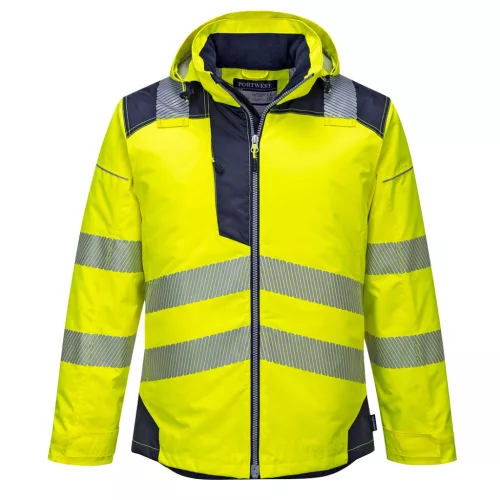 work safety shop munkaruhazat munkavedelem fenyvisszavero sarga kabat t400 portwest