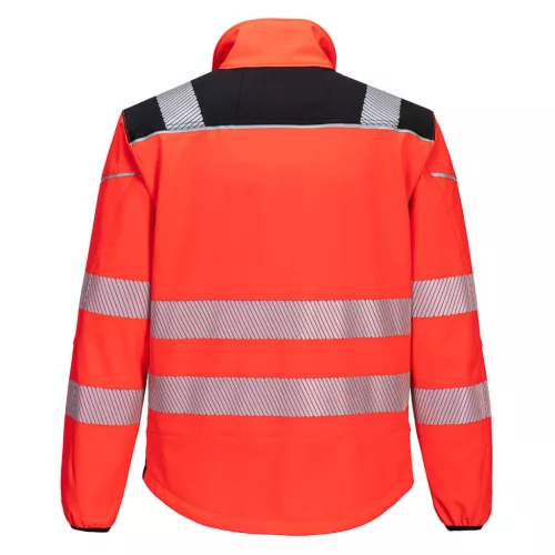 work safety shop munkaruhazat munkavedelem fenyvisszavero piros softshell kabat t402 portwest