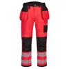 work safety shop munkaruha munkavedelem portwest t501 piros holster jol lathatosagi nadrag 