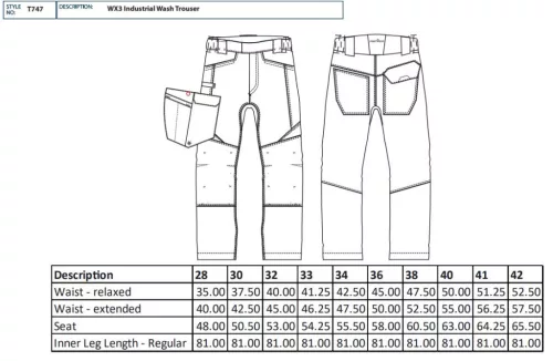 work safety shop munkaruhazat munkavedelem portwest t747 wx3 derekas munkasnadrag
