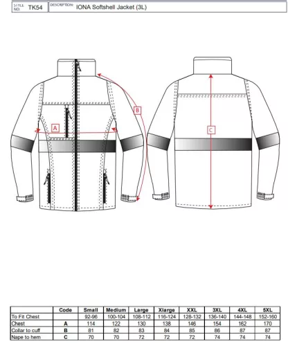 work safety shop munkaruhazat munkavedelem portwes tk54 softshell dzseki