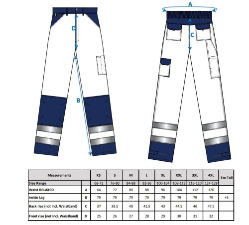 work safety shop munkaruha munkavedelem tx51 jol lathatosagi munkanadrag portwest