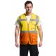 Portwest S376 Prága jól láthatósági vezetői mellény (SÁRGA/NARANCS, XXL)