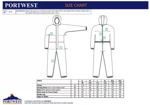 work safety shop munkaruhazat munkavedelem portwest st70 microporous eldobhato vedooveral