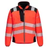 work safety shop munkaruhazat munkavedelem fenyvisszavero piros softshell kabat t402 portwest