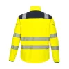 work safety shop munkaruhazat munkavedelem fenyvisszavero sarga softshell kabat t402 portwest