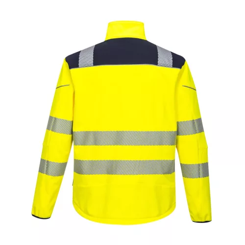work safety shop munkaruhazat munkavedelem fenyvisszavero sarga softshell kabat t402 portwest