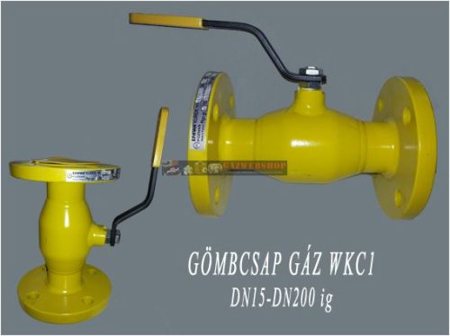 DN- 150 Gázos PN16 WKC1 Gömbcsap  karimás 