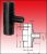 KPE T-idom 160x63x160 tompa (SDR17 - SDR11)