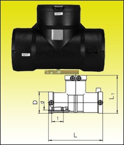 Elektro fitting  90 T-idom FRIALEN (T-612166)