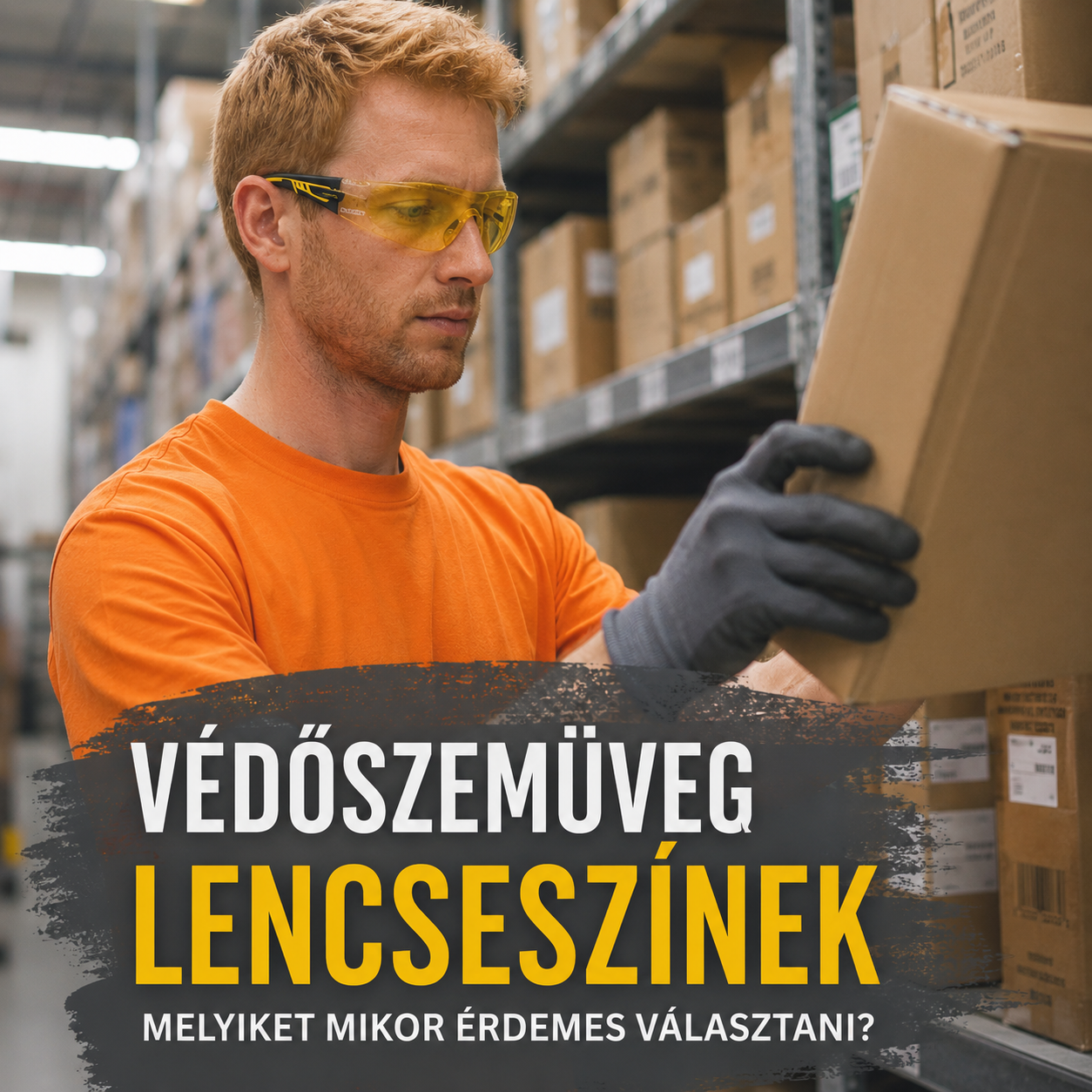 Védőszemüveg lencseszínek: melyiket mikor érdemes választani? 
